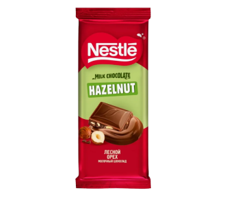 Шоколад молочный Nestle c лесным орехом 75г