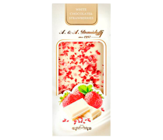 Шакалад белы з даданнем сушанай трускаўкі