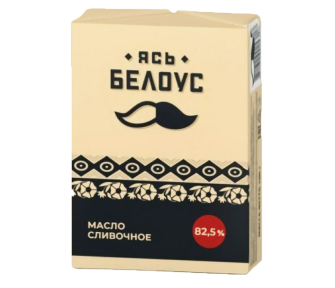 Масло сладкосливочное  Ясь Белоус 82,5%