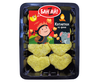 П/Ф Котлетки Банзай руб.пан.ц/б охл.