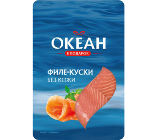 Форель радужная филе-кусочки без кожи с/сл охл.200г