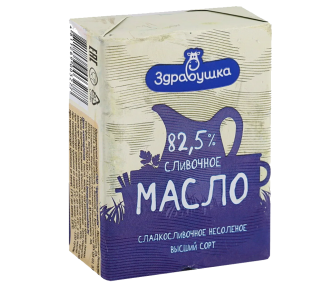 Масло Здравушка сладко-сливочное 82,5% 