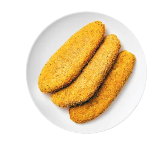 Порции из фарша минтая в панировке обж.зам.