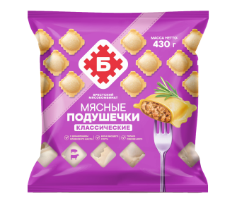 Пельмени Мясные подушечки Классические 