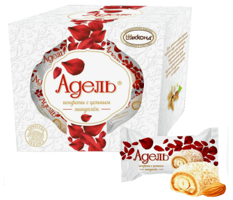 Конфеты Акконд Адель с цельн.миндалем 150г