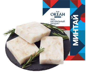 Филе минтая (кубик) св/м 
