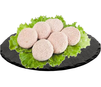 П/Ф Биточки из филе руб.фор.пан.ц/б охл., 1кг