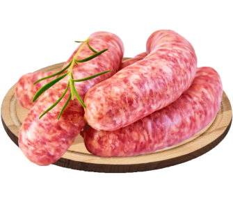 Свіныя сасіскі па-венгерску.