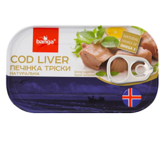 Печень трески стерилизованная Banga