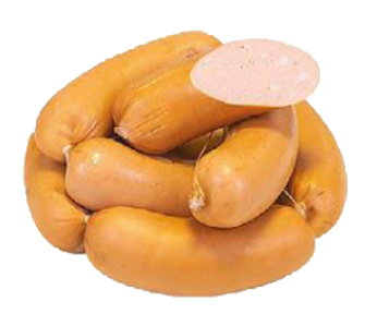 Каўбасы малочныя вышэйшага гатунку н/п